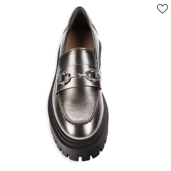 Stuart Weitzman Shoes - Stuart Weitzman Owen Chunky Leather Platform Bit Loafers Sz 6B